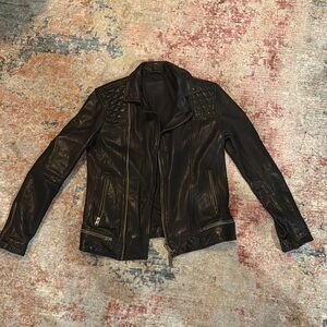 All Saints Men’s Size Medium Conroy Jacket
Leather, Black